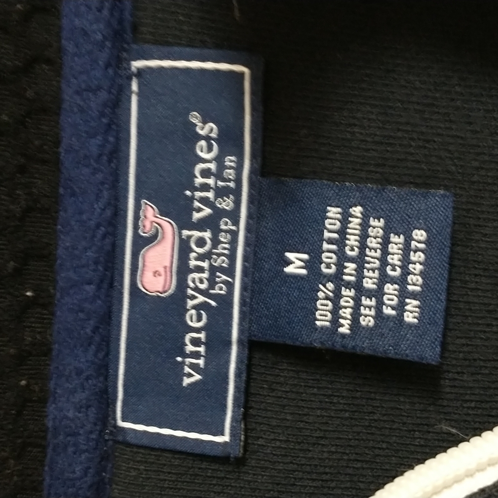 Vinyard Vines men quarters zip up size medium sweater - Picture 5 of 13